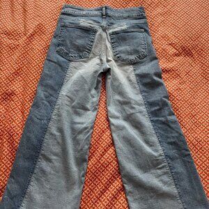 GAP size 2 petite two toned stride jeans